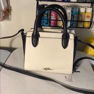 Libby Edelman Black and White Crossbody Bag with Sleek Design New W/0 tags